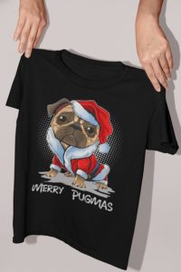 Santa Dog Merry Pugmas